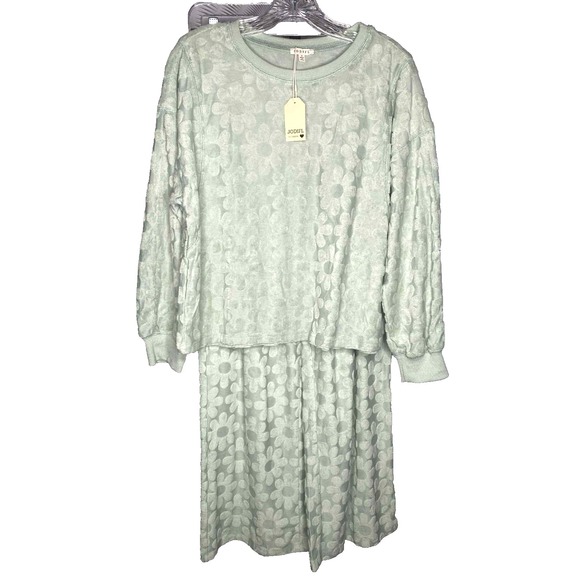 JODIFL Other - NEW JODIFL Pants Shirt Set Women Size small terrycloth Cotton Blend Lounge Boho